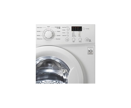 LG 1-7 kg Direct Drive vaskemaskin, F1291QD, thumbnail 5
