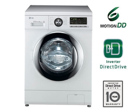 LG 1–6 kg 6 Motion Direct Drive vaskemaskin, F1296NDA3