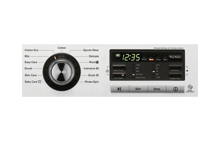 LG 1–6 kg 6 Motion Direct Drive vaskemaskin, F1296NDA3, thumbnail 4