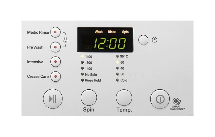 LG 1-7 kg Direct Drive vaskemaskin, F1492TD, thumbnail 4