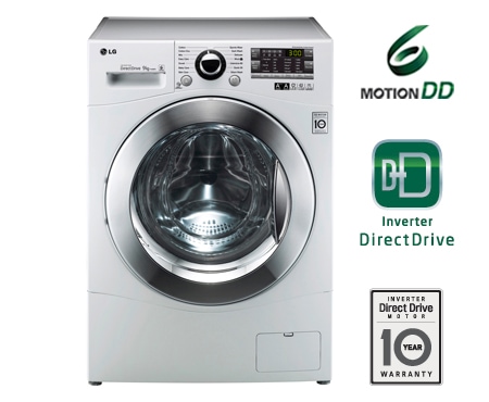 LG Vaskemaskin på 1–9 kg med 6 Motion Direct Drive, F14A8FD