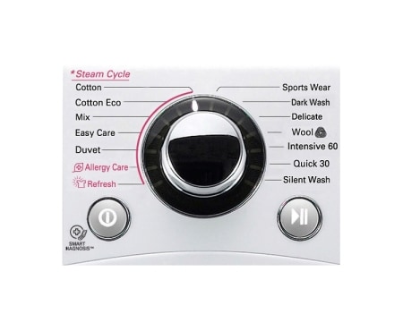 LG 1–9 kg Steam 6 Motion Direct Drive vaskemaskin, F14A8FDSA, thumbnail 5