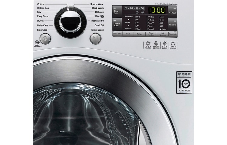 LG 1–7 kg 6 Motion Direct Drive vaskemaskin, F14A8QDA, thumbnail 2