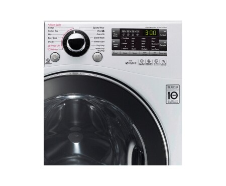 LG Vaskemaskin/tørketrommel på 1–9 kg med Steam 6 Motion Direct Drive og energiklasse A+++ (A), F14A8RDS, thumbnail 2