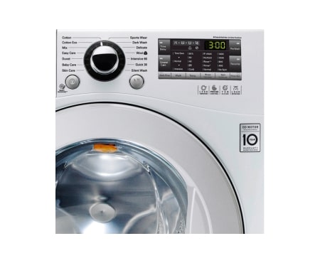 LG 1–8 kg 6 Motion Direct Drive vaskemaskin, energiklasse A+++ (-20%), F14A8TDA1, thumbnail 2