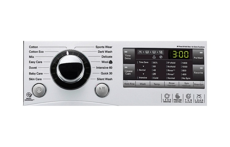 LG 1–8 kg 6 Motion Direct Drive vaskemaskin, F14A8TDN, thumbnail 3