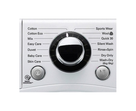 LG Vaskemaskin/tørketrommel på 1–8 kg med 6 Motion Direct Drive og energiklasse A+++ (A), F14A8YD, thumbnail 4