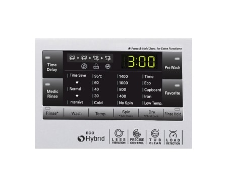 LG Vaskemaskin/tørketrommel på 1–8 kg med 6 Motion Direct Drive og energiklasse A+++ (A), F14A8YD, thumbnail 5