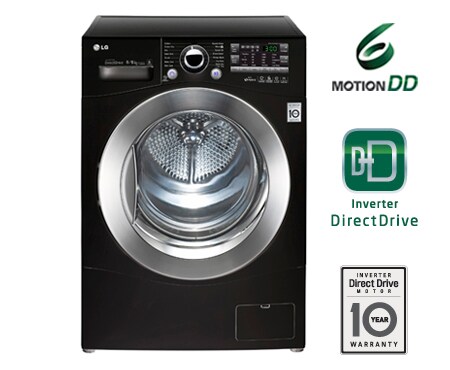 LG 1-8 / 1-6 kg 6 Motion Direct Drive vask/tørkmaskin, F14A8YD6