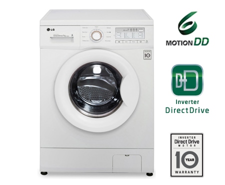 LG 1–7 kg 6 Motion Direct Drive vaskemaskin, F14B9QDA