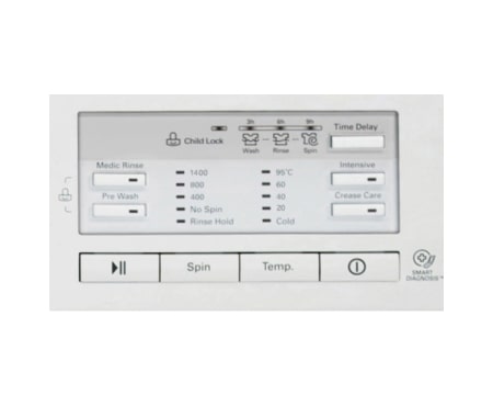 LG 1–7 kg Direct Drive vaskemaskin, F14B9QDN, thumbnail 4