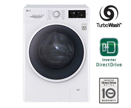 LG 1-8 kg Direct Drive vaskemaskin, F14U2TDN0