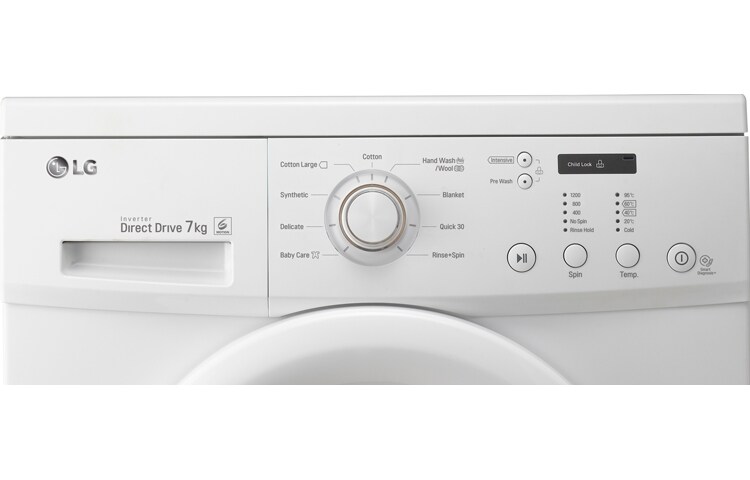 LG FH2C3QD 1-7 kg 6 Motion Direct Drive vaskemaskin, FH2C3QD, thumbnail 3