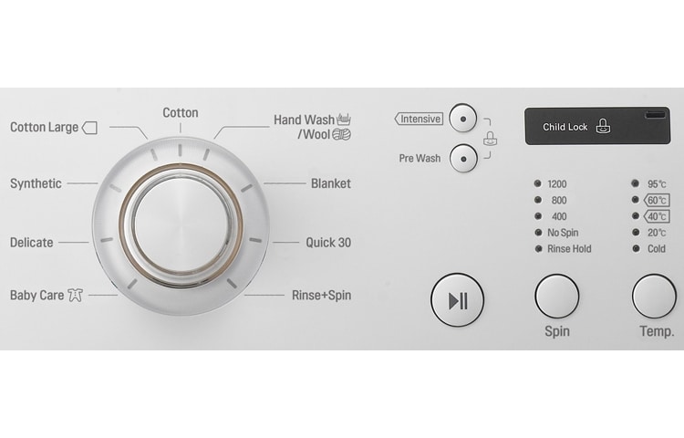 LG FH2C3QD 1-7 kg 6 Motion Direct Drive vaskemaskin, FH2C3QD, thumbnail 4