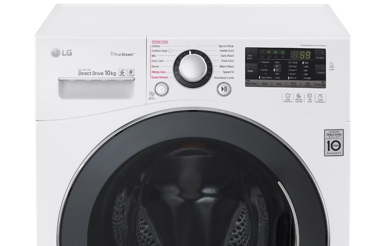 LG FH4A8JDS2 1-10 kg Steam Turbo Wash, Direct Drive vaskemaskin, FH4A8JDS2, thumbnail 9