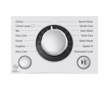 LG 1-7 kg Turbo Wash, Direct Drive vaskemaskin, FH4A8QDN3, thumbnail 6