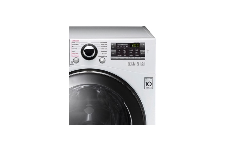 LG 1-8 kg Steam Turbo Wash, Direct Drive vaskemaskin, FH4A8TDS2, thumbnail 2