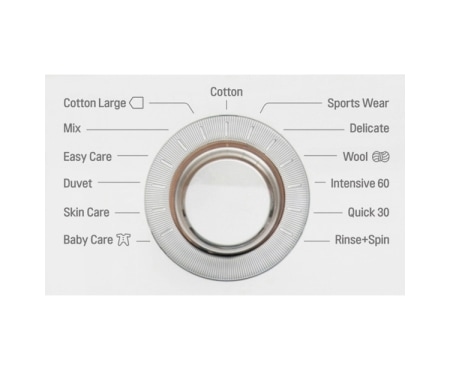 LG 1–7 kg 6 Motion Direct Drive vaskemaskin, FH4B8QDA0, thumbnail 5