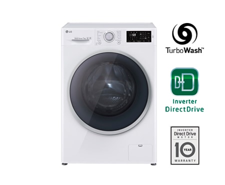 LG FH4U2QDN1 1-7 kg Turbo Wash, Direct Drive vaskemaskin, FH4U2QDN1