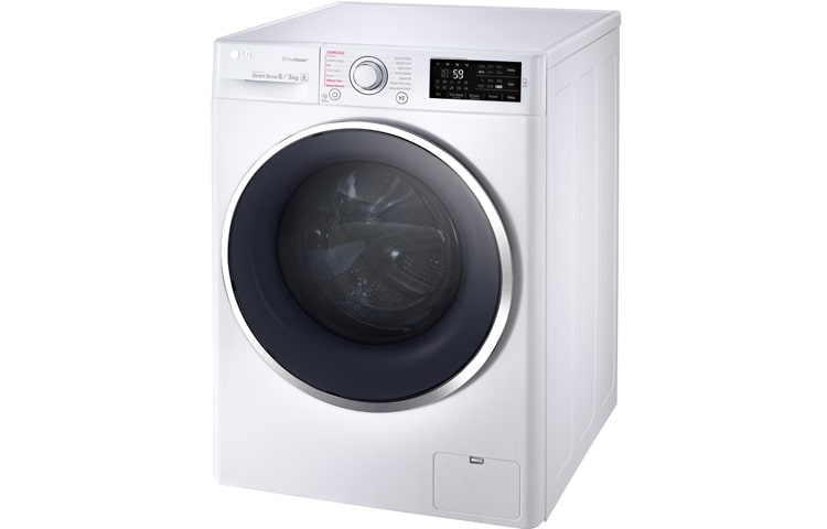 LG 1-8 / 1-5 kg Steam 6 Motion Direct Drive vask/tørkmaskin, NFC, FH4U2TDH1N, thumbnail 2