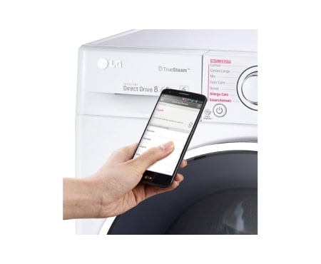 LG 1-8 / 1-5 kg Steam 6 Motion Direct Drive vask/tørkmaskin, NFC, FH4U2TDH1N, thumbnail 5