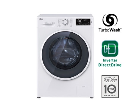 LG FH4U2TDN0 1-8 kg Turbo Wash, Direct Drive vaskemaskin, FH4U2TDN0