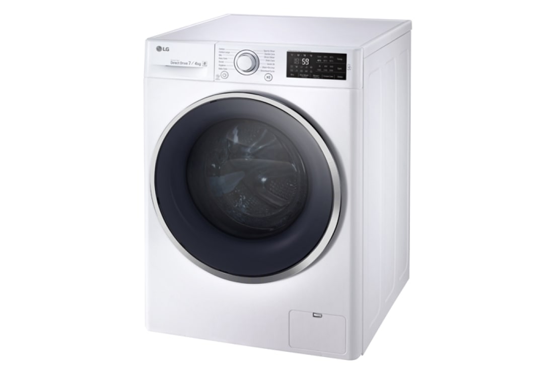 LG 1-7 kg / 1-4 kg 6 Motion Direct Drive vask/tørkmaskin, 45cm dyp, NFC, energiklasse B, FH2U2HDM1N, thumbnail 2