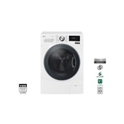 LG 12 kg Vaskemaskin(Hvit) - True Steam™, Energiklasse A, TurboWash™, Smart Diagnosis™ med Wi-Fi, FH6F9BDS2, thumbnail 2