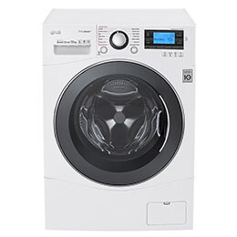 12 kg Vaskemaskin(Hvit) - True Steam™, TurboWash™, Smart Diagnosis™ med NFC2