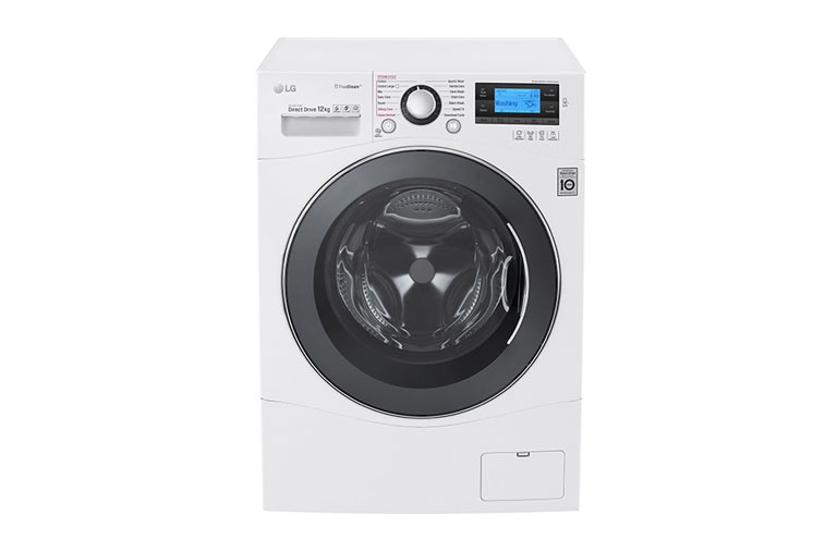 LG 12 kg Vaskemaskin(Hvit) - True Steam™, TurboWash™, Smart Diagnosis™ med NFC, FH495BDS2, thumbnail 2