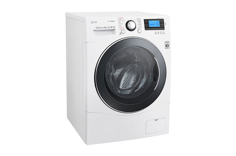 LG 12 kg Vaskemaskin(Hvit) - True Steam™, TurboWash™, Smart Diagnosis™ med NFC, FH495BDS2, thumbnail 7