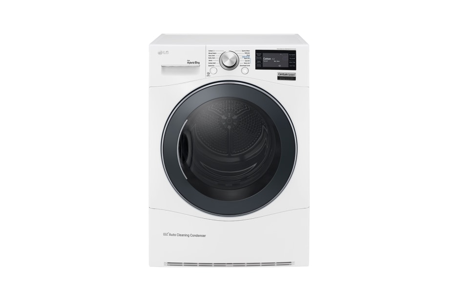 LG 8-Kg Centum System™ Eco Hybrid Tørketrommel med Varmepumpeteknologi , RC8084AV3W