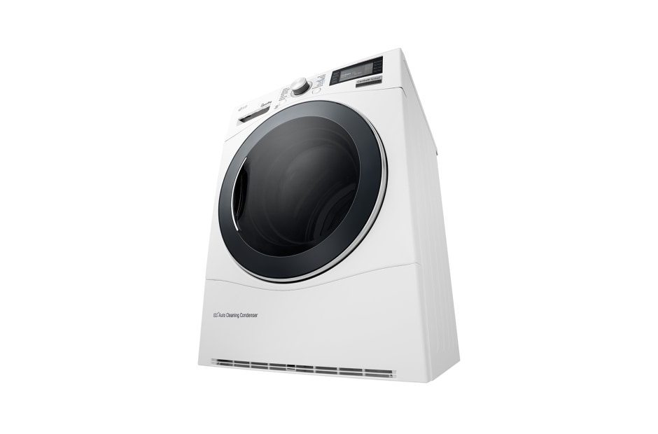 LG 8-Kg Centum System™ Eco Hybrid Tørketrommel med Varmepumpeteknologi , RC8084AV3W, thumbnail 3