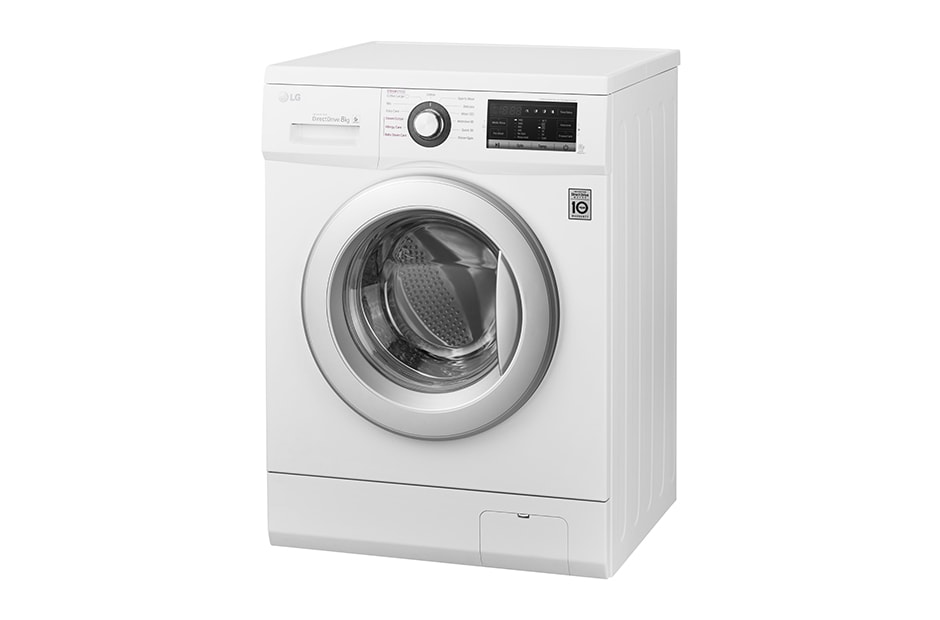 LG 1–8 kg 6 Motion Direct Drive vaskemaskin, SpaSteam, FH4G6TDY2, thumbnail 3