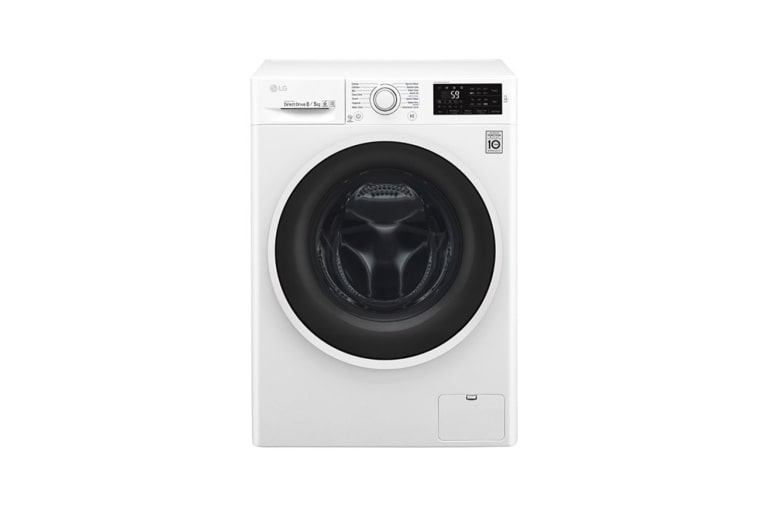 LG 1-8 kg / 1-5 kg 6 Motion Direct Drive vask/tørkmaskin, NFC, energiklasse A, F4J6TM0W, thumbnail 1