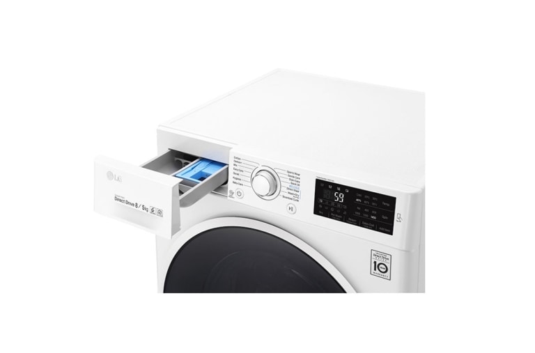 LG 1-8 kg / 1-5 kg 6 Motion Direct Drive vask/tørkmaskin, NFC, energiklasse A, F4J6TM0W, thumbnail 3