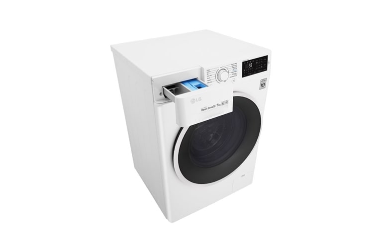 LG 1-8 kg / 1-5 kg 6 Motion Direct Drive vask/tørkmaskin, NFC, energiklasse A, F4J6TM0W, thumbnail 8
