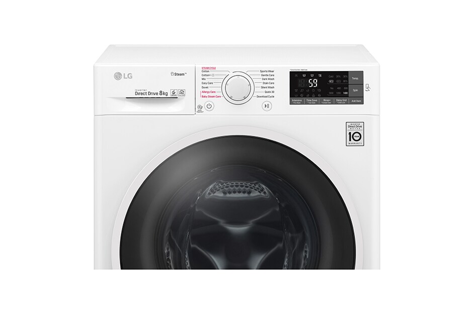LG 1-8 kg Spa Steam & NFC, 6 Motion Direct Drive vaskemaskine, Q5J6TY0W, thumbnail 3