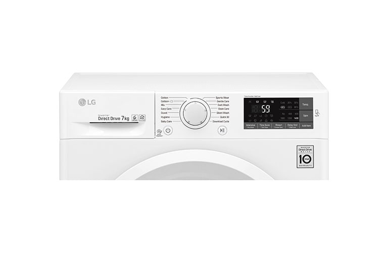 LG 1-7 kg  6 Motion Direct Drive vaskemaskine, NFC, energiklasse A+++ ( -30%), Q5J5QN3W, thumbnail 6