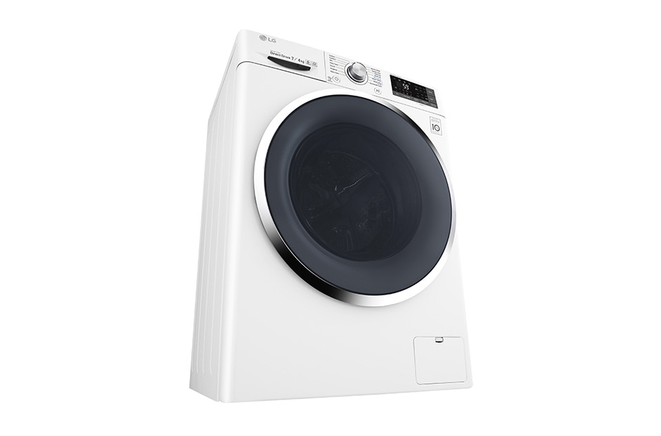 LG 1-7 kg / 1-4 kg 6 Motion Direct Drive vask/tørkmaskin, 45cm dyp, Wi-Fi, energiklasse B, W3J7HM2W, thumbnail 3