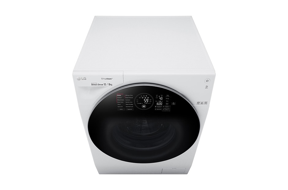 LG 1-12 kg / 1-8 kg True Steam™ 6 Motion Direct Drive vask/tørk maskin, FH6G1BCH2N, thumbnail 9