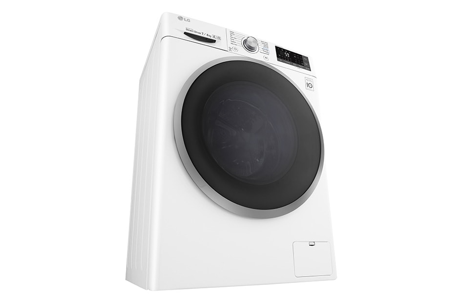 LG 1-7 kg / 1-4 kg 6 Motion Direct Drive vask/tørkmaskin, 45cm dyp, Wi-Fi, F2J7HM1W, thumbnail 3