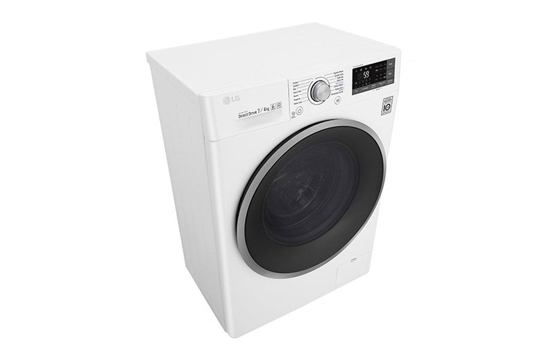 LG 1-7 kg / 1-4 kg 6 Motion Direct Drive vask/tørkmaskin, 45cm dyp, Wi-Fi, F2J7HM1W, thumbnail 11