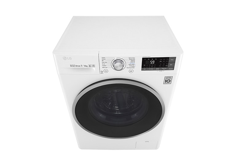 LG 1-7 kg / 1-4 kg 6 Motion Direct Drive vask/tørkmaskin, 45cm dyp, Wi-Fi, F2J7HM1W, thumbnail 9
