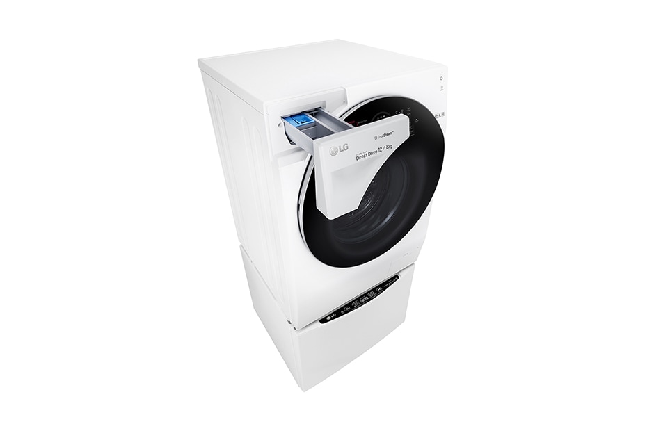 LG 1-12 kg / 1-8 kg LG TWINWash™ med True Steam™ & 6 Motion Direct ...