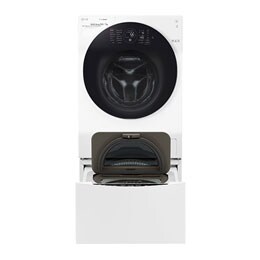 1-10.5 kg / 1-7 kg LG TWINWash™ med True Steam™ & 6 Motion Direct Drive. Kombinert vask/tørk med Wi-Fi og Miniwash2
