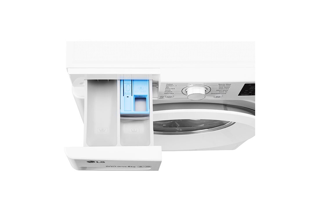 LG 1-8 kg  6 Motion Direct Drive vaskemaskine, NFC, energiklasse A+++ (-30%), W5J5TN3W, thumbnail 6