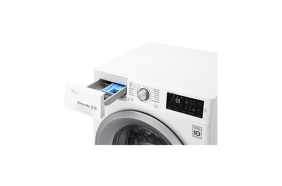LG 1-8 kg  6 Motion Direct Drive vaskemaskine, NFC, energiklasse A+++ ( -30%), Q4J5TN4W, thumbnail 12