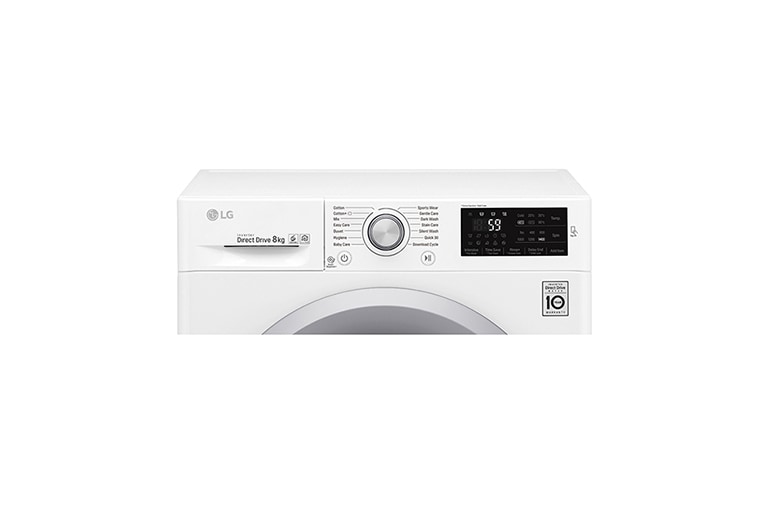LG 1-8 kg  6 Motion Direct Drive vaskemaskine, NFC, energiklasse A+++ ( -30%), Q4J5TN4W, thumbnail 8