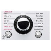 LG 1-12 kg / 1-8 kg True Steam™ 6 Motion Direct Drive vask/tørk maskin, FH128TWH, thumbnail 3